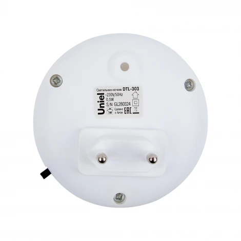 Ночник Uniel DTL-303-Круг/White/3Led/0,5W