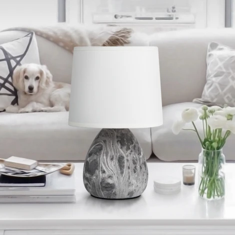 Интерьерная настольная лампа Rivoli Damaris 7037-501 (220V, выключатель)