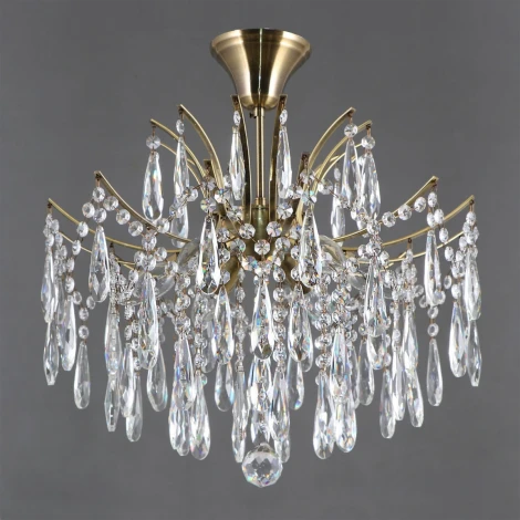 Потолочная люстра на штанге Citilux Селена CL302163 (220V, хрусталь)