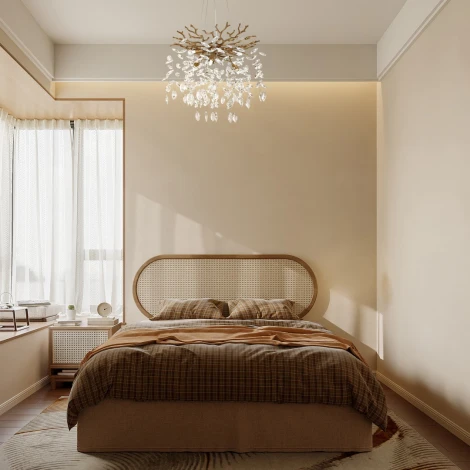 Подвесная люстра хрустальная Arte Milano Milano-1 23110.460.6.E14.B IB (220V, на тросе)