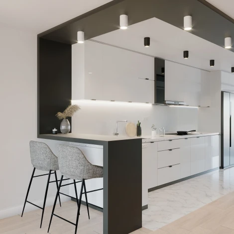 Накладной светильник 10W чёрный Elektrostandard Cors 25032/LED (220V, круглые)