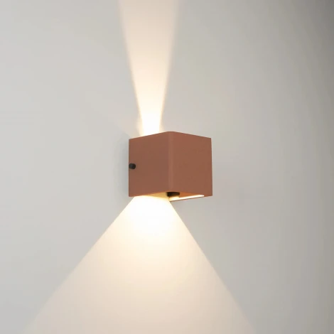 Архитектурная подсветка LGD-PERAN-WALL-S120x120-6W Warm3000 (Beige red, 0-80 deg, 230V) (Arlight, IP65 Бетон) 061761