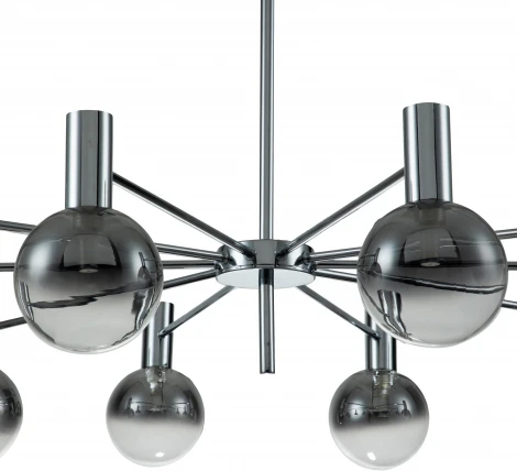 Люстра потолочная на штанге Collana V000225 (13015/10R Chrome) (220V, шар)