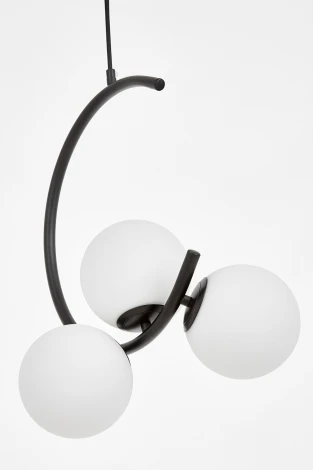 Подвесной светильник Lumina Deco Bonio LDP 7031-3 BK (220V, на проводе, шарики)