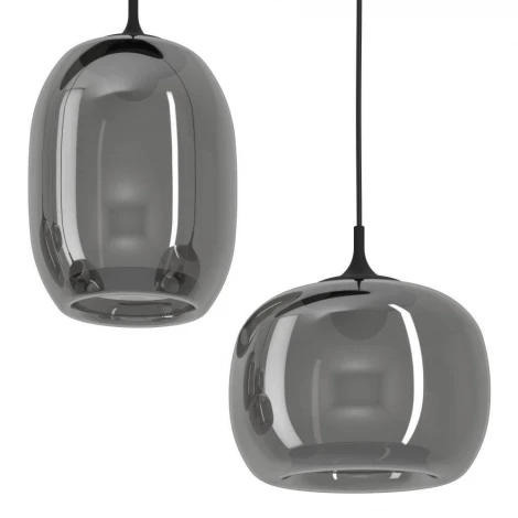 Подвесной светильник Eglo Larva 390415 с рег-кой цветовой темп-ры 6X3,7W(LED) 2700-6500K сталь, черный, черный, прозрачный