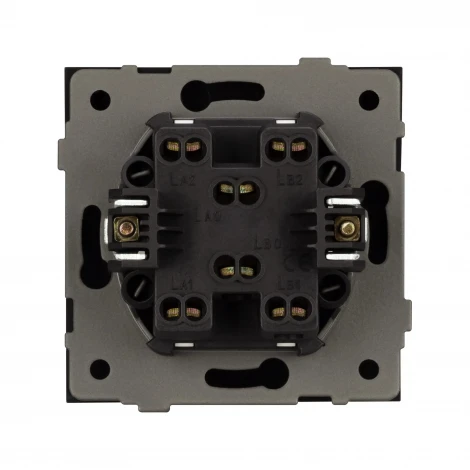 Механизм выключателя одноклавишный перекрёстный SWT-TENDO-MKX1-SFPL-GR (230V, 10A) (Arlight) 054573