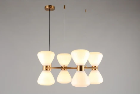 Подвесная люстра Omnilux Trevasco OML-59603-08 (220V, на тросе)