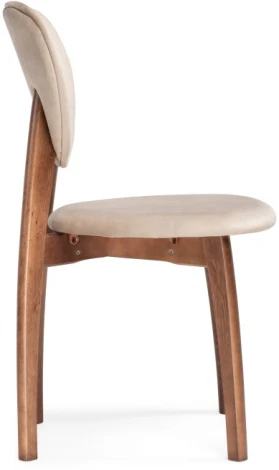 Деревянный стул Woodville Вакимо tenerife beige / миланский орех 543595