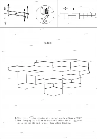 Потолочный светильник Lightstar Favo 750122 (LED, 220V, IP40)