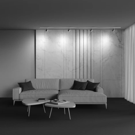 Трековый светильник однофазный 220V Maytoni Polar TR088-1-GX53-S (круглые)