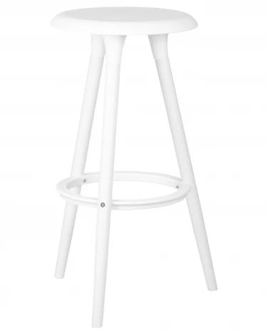 Набор 4 шт табурет барный DOBRIN ROYCE WHITE (белый (W-02))