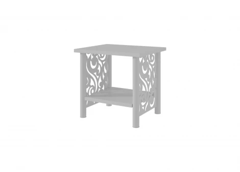 Тумба прикроватная белый шагрень Форвард 102260