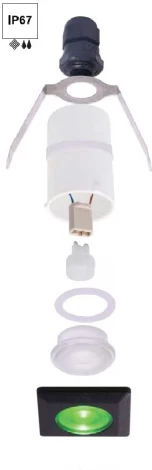 Встраиваемый светильник уличный Fumagalli Teresa 2L4.000.000.LXZ1L (220V, IP67)