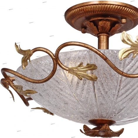Потолочная люстра IDLamp Romana 238/5PF-Goldpatina