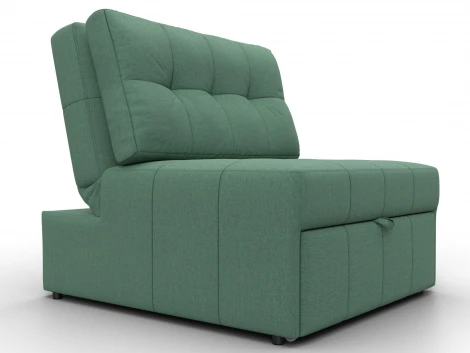 Кресло-кровать Лига-107 (80) (ЛДСП,Брус,Фанера,Рогожка/Зеленый) Лига Диванов 134894