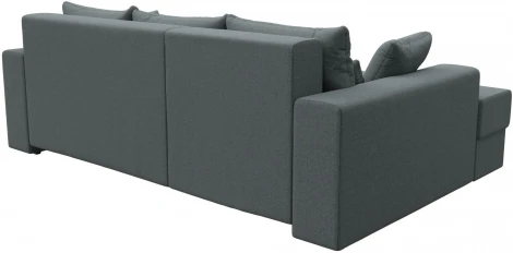 Диван угловой Майами левый угол (Серый/Рогожка) Лига Диванов арт.121159L