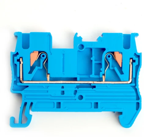 Зажим пружинный 2-х проводной проходной Stekker 49249