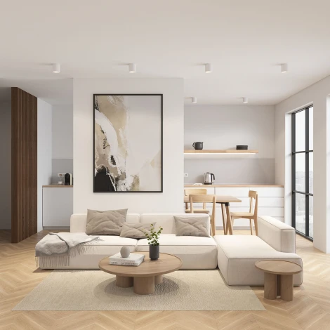 Накладной точечный светильник Denkirs DK3040 DK3090-WH (220V, круглые)