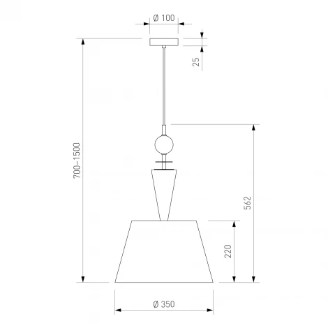 Подвесной светильник с декором из керамики Eurosvet Teja 104014