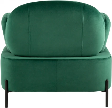 Кресло Stool Group Кэнди с подлокотниками велюр зелёный УТ000035881