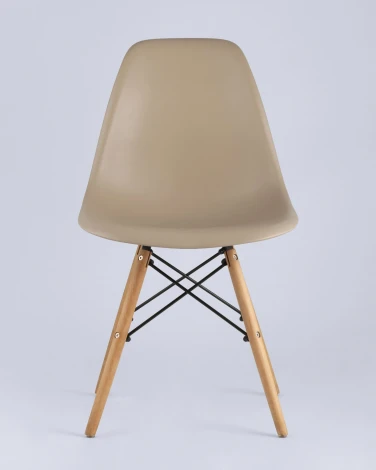 Стул Stool Group Eames DSW бежевый x4 УТ000005356