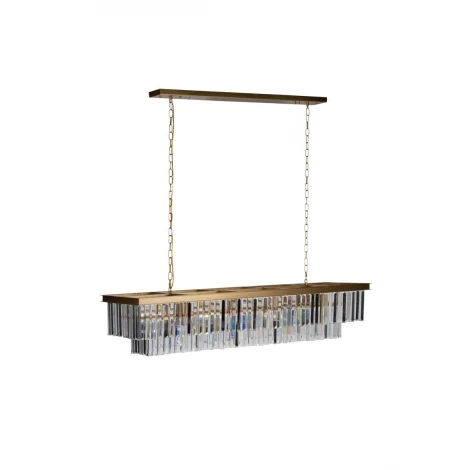 Подвесная люстра Loft IT Prism Clear 10019/1200R (220V, хрусталь, на цепи)