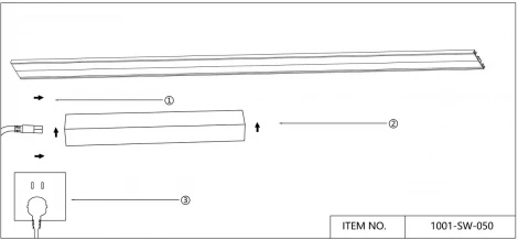 Проводной коннектор для драйвера с вилкой Favourite Unika 1001-SW-050