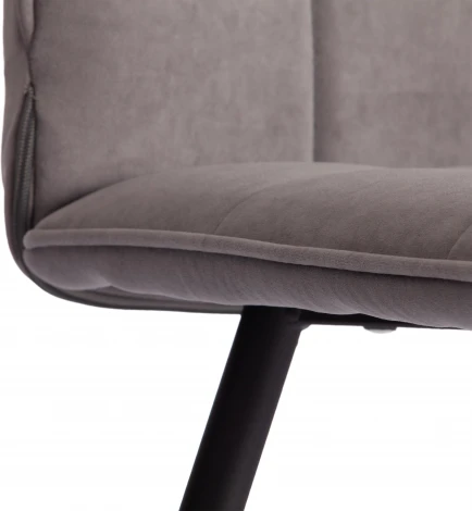 Стул обеденный Bari Tetchair (Флок/Серый,Черный) арт.24802