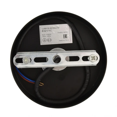 Подвесной светильник Lumion Armina 8321/1C черный, металл E27 1*60W 220V