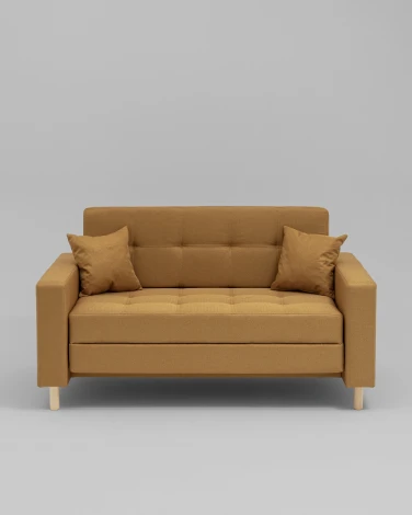 Диван-кровать Фрайдей рогожка горчичный Stool Group УТ000043103