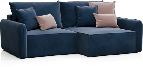 ПОРТЛЕНД Диван угловой синий D1 furniture арт.AAA41670005