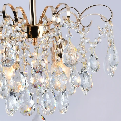 Потолочная люстра на штанге хрустальная Reluce 04051-0.3-04 FGD (220V)