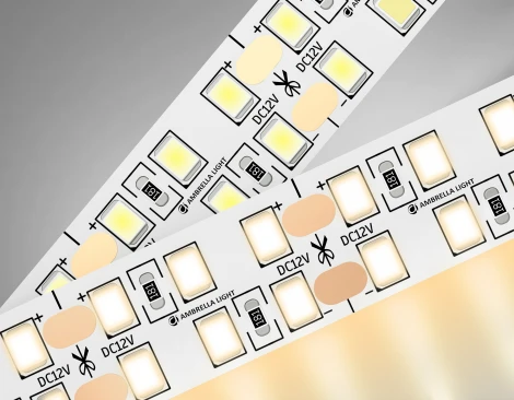 Светодиодная лента двухрядная Ambrella Illumination GS1601 2835 240Led 19.2W/m 12V IP20 3000K 5m