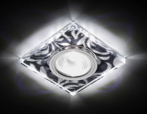 Встраиваемый точечный светильник Ambrella Декоративные Led+mr16 S234 BK/CH/WH (220V)