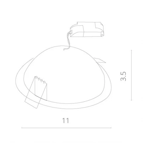 Встраиваемый точечный светильник Arte Lamp Riflessione A7008PL-1WH