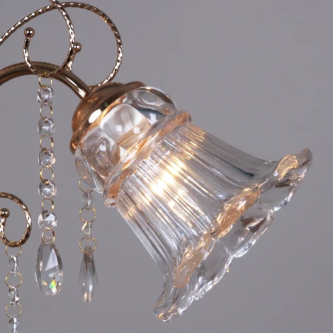 Подвесная люстра Reluce 02348-0.4-03 FGD+CL (220V, на цепи)