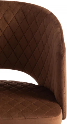 Обеденный стул Tetchair WIND (Ткань,Металл/Коричневый,Черный )