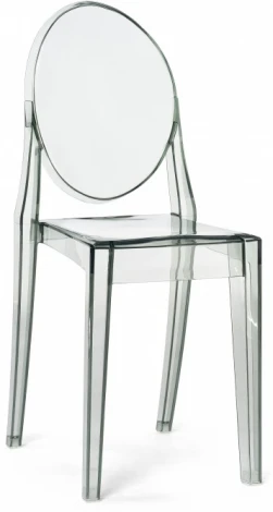 Пластиковый стул Victoria (Victoria clear gray) Woodville арт.15795