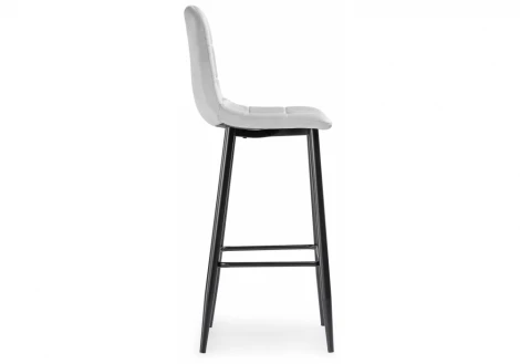 Барный стул Woodville Chio light gray / black 11984