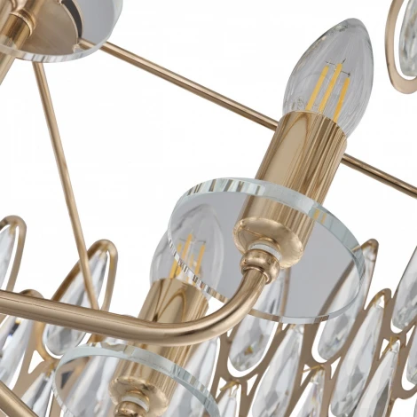 Потолочная люстра хрустальная на штанге Arte Milano Sorrento-2009 372009/6/80/490 GD (220V)