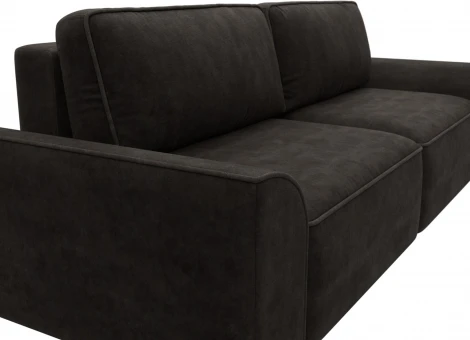 Диван прямой Лига-048 НПБ Лига Диванов (Велюр) арт.128223