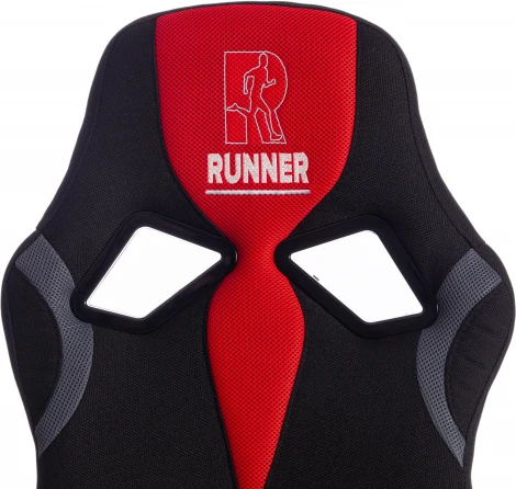 Компьютерное кресло игровое Tetchair RUNNER (Ткань/Черный,Красный) 12874