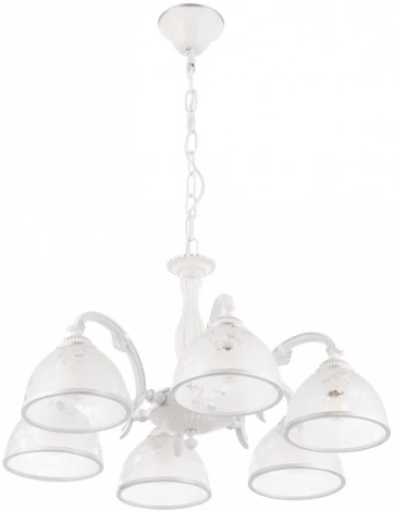 Подвесная люстра Arte Milano AM349737 349737/6 WT+SL (220V, на цепи)