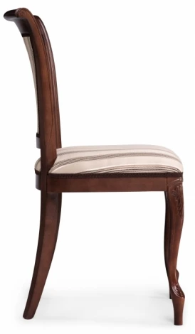Деревянный стул Woodville Амбертин орех / агата полоса серая 505473