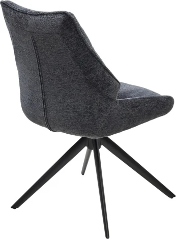 Стул M-City OLAF 360 град. поворот. RAVEN18 Серый, ткань / Черный