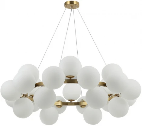 Подвесная люстра Kink Light Сида 07508-24,20 бронза E14 24*10W (220V, на тросе, шарики)