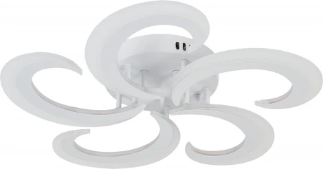 Потолочная люстра Natali Kovaltseva Simply LED LAMPS 81409 с пультом ДУ 80W, белый, LED