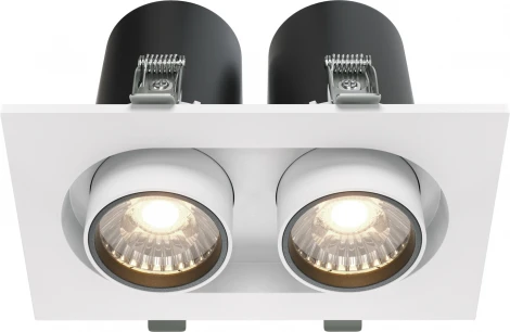 Встраиваемый светильник Hidden 4000K 2x10W 36° LED Maytoni Technical DL045-02-10W4K-W (220V)