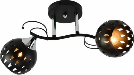 Потолочная люстра на штанге Reluce 01314-0.3-02 BK+CR (220V)