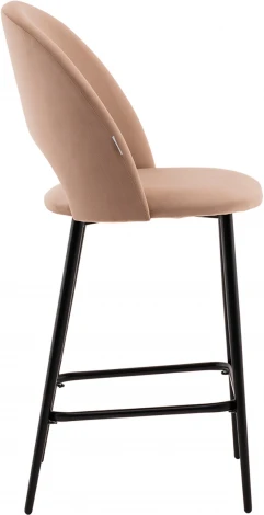 Стул полубарный Stool Group Меган велюр бежевый арт.УТ000040866